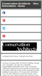 Mobile Screenshot of conservation-architect.co.uk